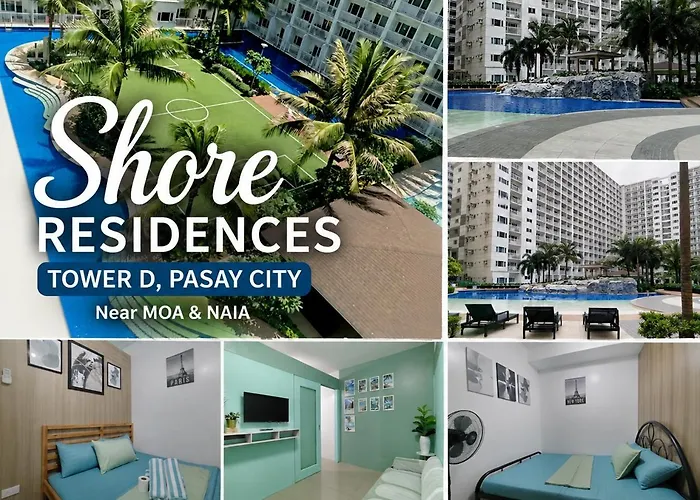 Shore Residences With 2 Bedrooms With Balcony I 10 Minutes To Mall Of Asia, 20 Minutes To Naia Airport I For Family And Groups Manila